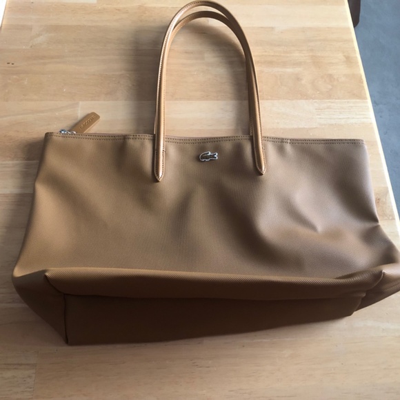Lacoste Women's L.12.12 Concept Zip Tote Bag purse - Picture 2 of 8
